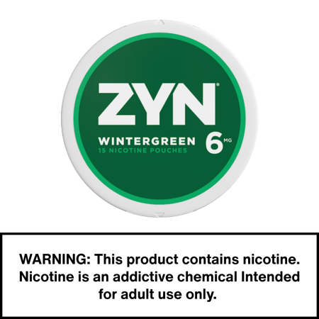 USA Zyn Wintergreen Nicotine Pouches
