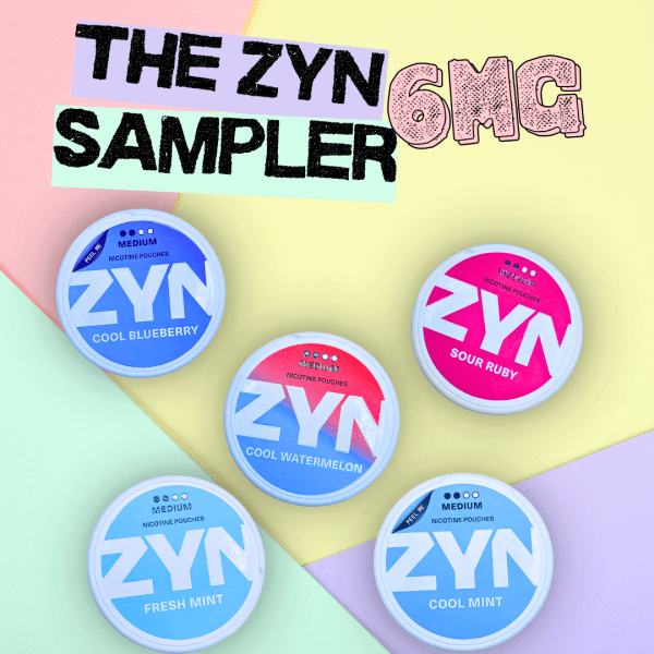 European Zyn 6 mg Sampler