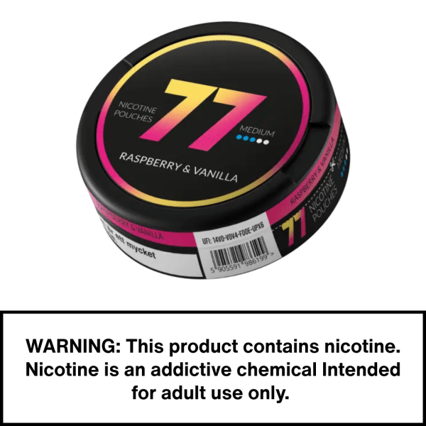 77 Raspberry & Vanilla 10 mg