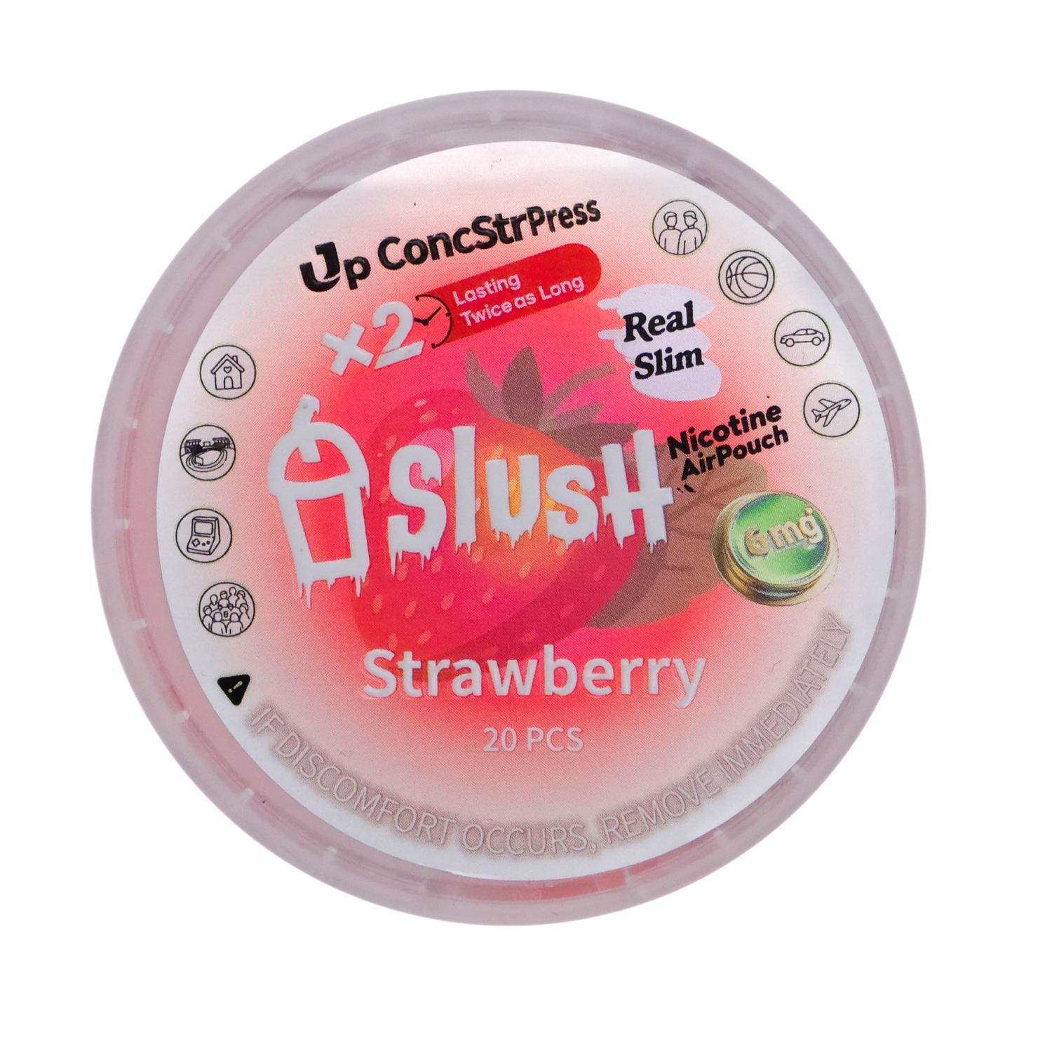 Slush Slim Strawberry 6 mg