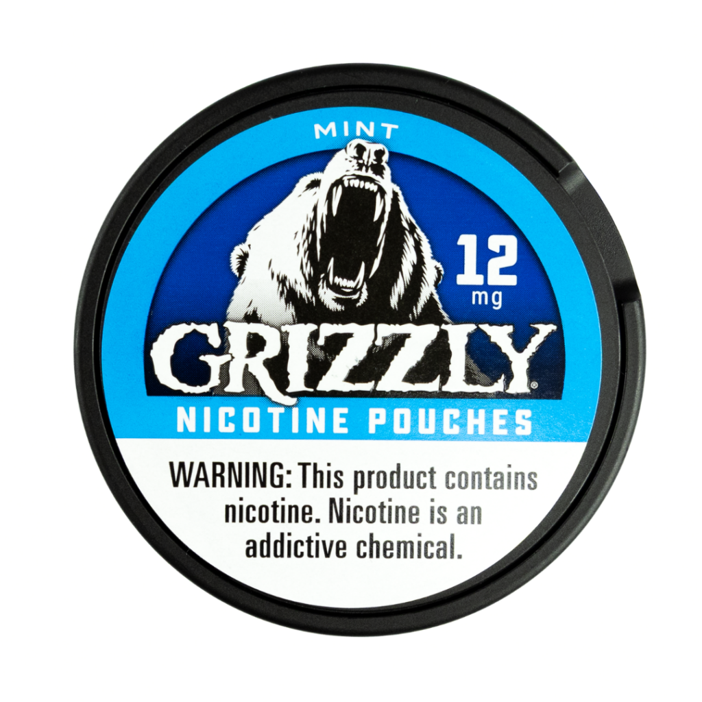 Grizzly Mint 12 mg Nicotine Pouches
