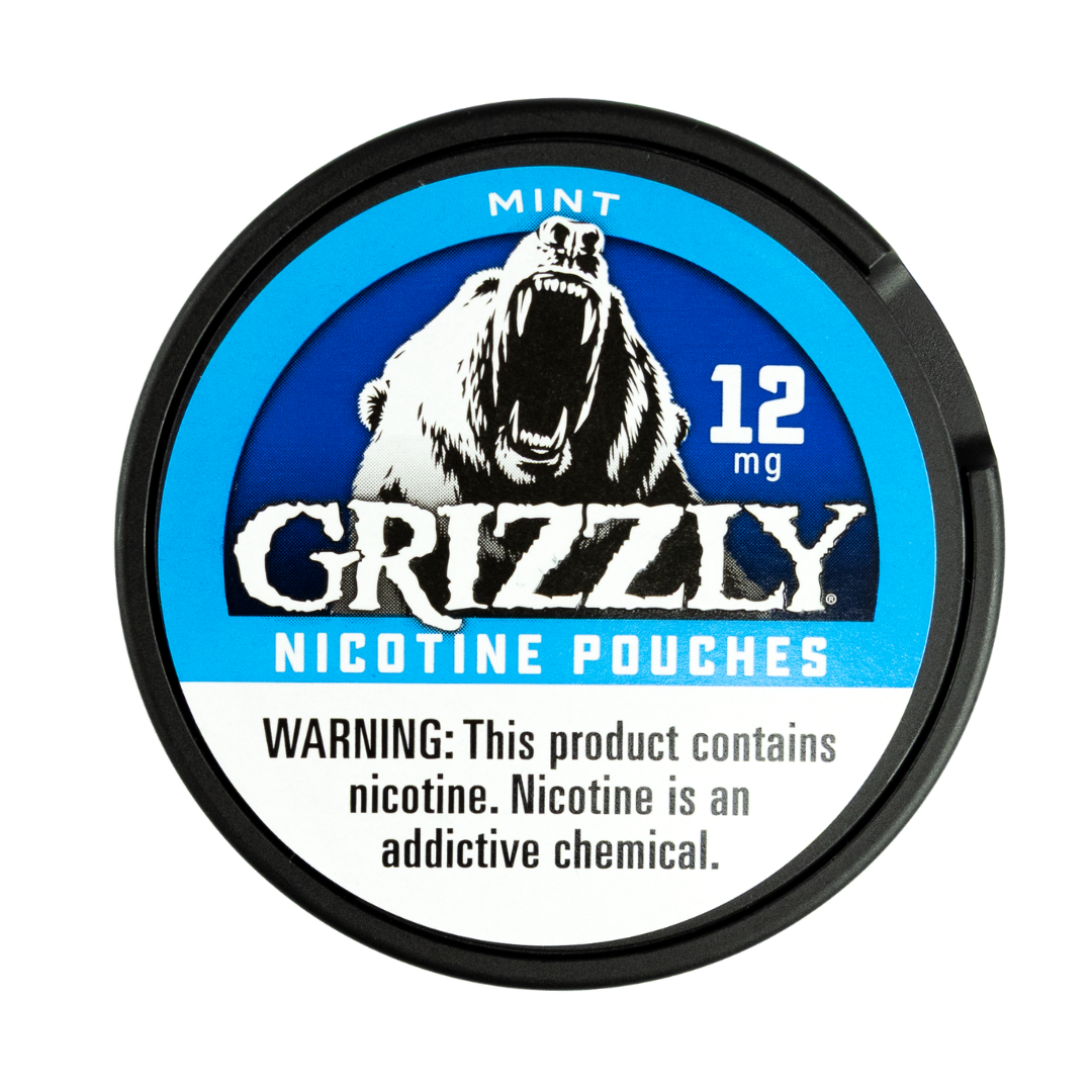 Grizzly Mint 12 mg Nicotine Pouches